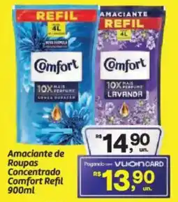 Fort Atacadista Amaciante de Roupas Concentrado Comfort Refil oferta