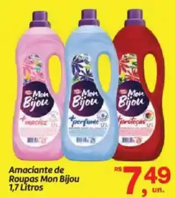 Fort Atacadista Amaciante de Roupas Mon Bijou oferta