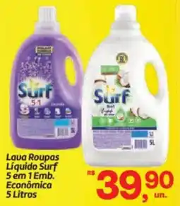 Fort Atacadista Lava Roupas Líquido Surf 5 em 1 Emb. Econômica oferta
