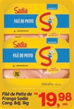 Fort Atacadista Filé de Peito de Frango Sadia Cong. Bdj. oferta