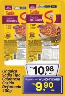 Fort Atacadista Linguiça Sadia Tipo Calabresa Cozida Defumada oferta