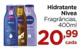 Carrefour Hidratante Nivea Fragrâncias, oferta