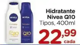 Carrefour Hidratante Nivea Q10 Tipos, oferta