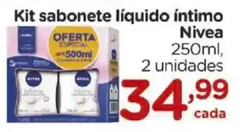 Kit sabonete líquido íntimo Nivea