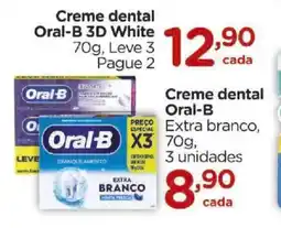 Carrefour Creme dental Oral-B 3D White oferta