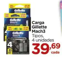 Carrefour Carga Gillette Mach3 oferta