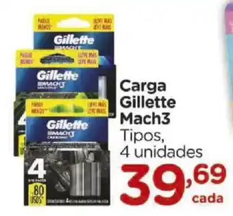 Carga Gillette Mach3