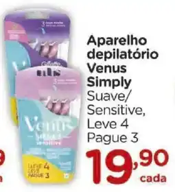 Carrefour Aparelho depilatório Venus Simply oferta