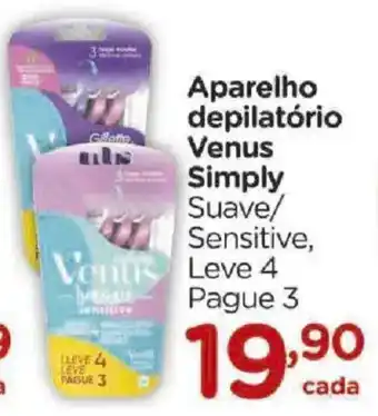 Aparelho depilatório Venus Simply