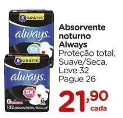 Carrefour Absorvente noturno Always oferta