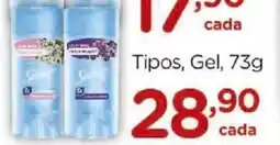 Carrefour Desodorante Secret Tipos, Gel, oferta