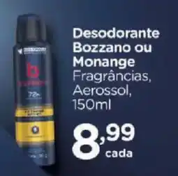 Carrefour Desodorante Bozzano ou Monange Fragrâncias, Aerossol, oferta