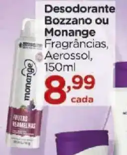 Carrefour Desodorante Bozzano ou Monange Fragrâncias, Aerossol, oferta