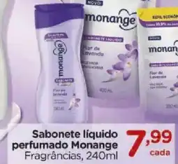 Carrefour Sabonete líquido perfumado Monange Fragrâncias, oferta