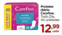 Carrefour Protetor diário Carefree oferta