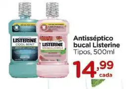 Carrefour Antisséptico bucal Listerine Tipos, oferta
