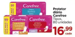 Carrefour Protetor diário Carefree oferta