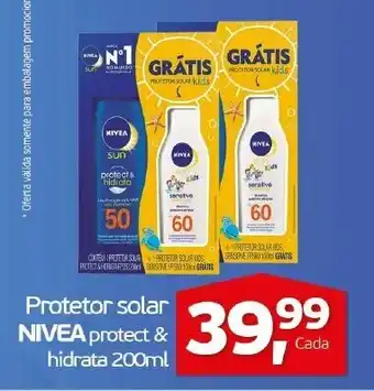 Cometa Supermercados Protetor solar Nivea 200ml oferta