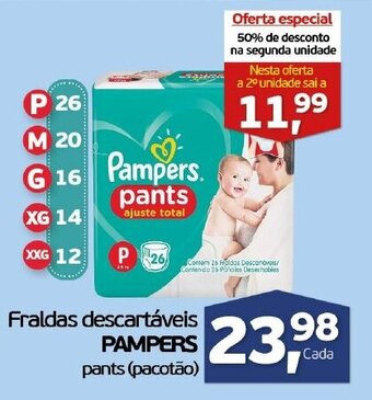 Cometa Supermercados Fraldas Descartaveis Pampers Pants oferta