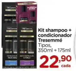 Carrefour Kit shampoo + condicionador TRESemmé oferta