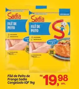 Fort Atacadista Filé de Peito de Frango Sadia Congelado IQF oferta