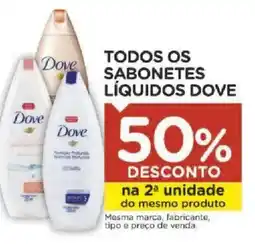 Carrefour Todos os sabonetes líquidos dove oferta
