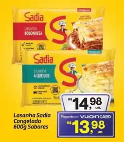 Fort Atacadista Lasanha Sadia Congelada Sabores oferta