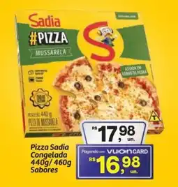 Fort Atacadista Pizza Sadia Congelada Sabores oferta
