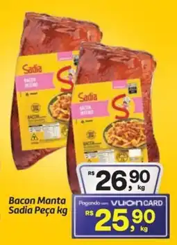 Fort Atacadista Bacon Manta Sadia Peça oferta