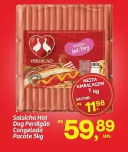 Fort Atacadista Salsicha Hot Dog Perdigão Congelada Pacote oferta