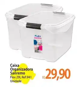 Atacadão Caixa Organizadora Sanremo Flex oferta