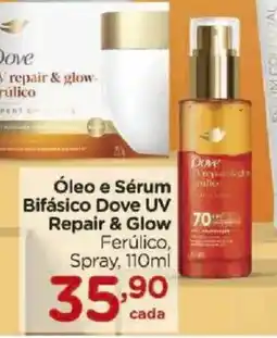 Carrefour Óleo e Sérum Bifásico Dove UV Repair & Glow oferta