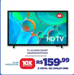 DB Supermercados Tv 43 sams smart UN43F6000FGXZD oferta