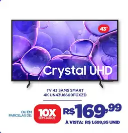 DB Supermercados Tv 43 sams smart 4K UN43U8600FGXZD oferta