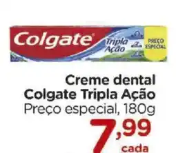 Carrefour Creme dental Colgate Tripla Ação Preço especial, oferta