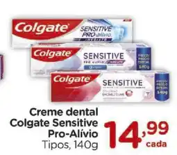 Carrefour Creme dental Colgate Sensitive Pro-Alívio Tipos, oferta
