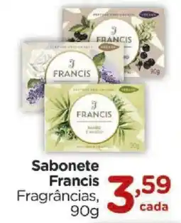 Carrefour Sabonete Francis Fragrâncias, oferta