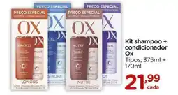 Carrefour Kit shampoo + condicionador Ox Tipos, oferta