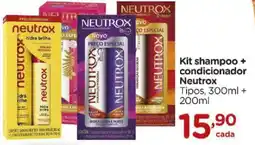 Carrefour Kit shampoo + condicionador Neutrox oferta