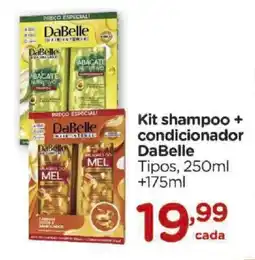 Carrefour Kit shampoo + condicionador DaBelle Tipos, oferta