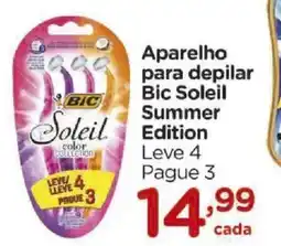 Carrefour Aparelho para depilar Bic Soleil Summer Edition oferta