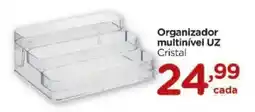 Carrefour Organizador multinível UZ Cristal oferta
