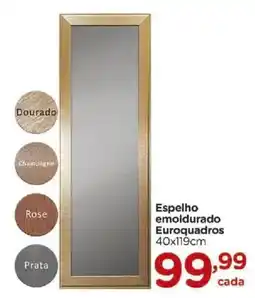 Carrefour Espelho emoldurado Euroquadros oferta