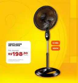 Casa e Vídeo Ventilador de coluna 6 PÁS 40CM oferta