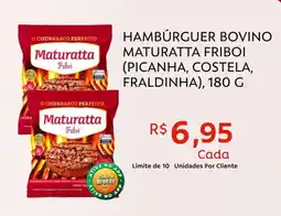 Supermercados Bretas Hambúrguer bovino maturatta friboi oferta