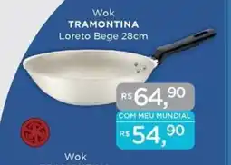 Supermercados Mundial Wok tramontina oferta