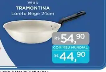 Wok TRAMONTINA Loreto Bege 24cm