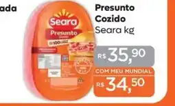 Supermercados Mundial Presunto Cozido oferta