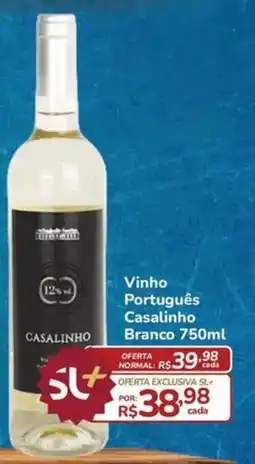 Super Luna Vinho Português Casalinho Branco oferta
