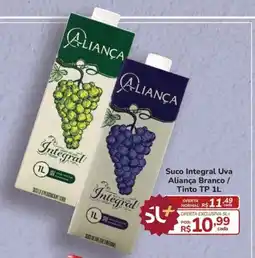 Super Luna Suco Integral Uva Aliança Branco/ Tinto TP oferta